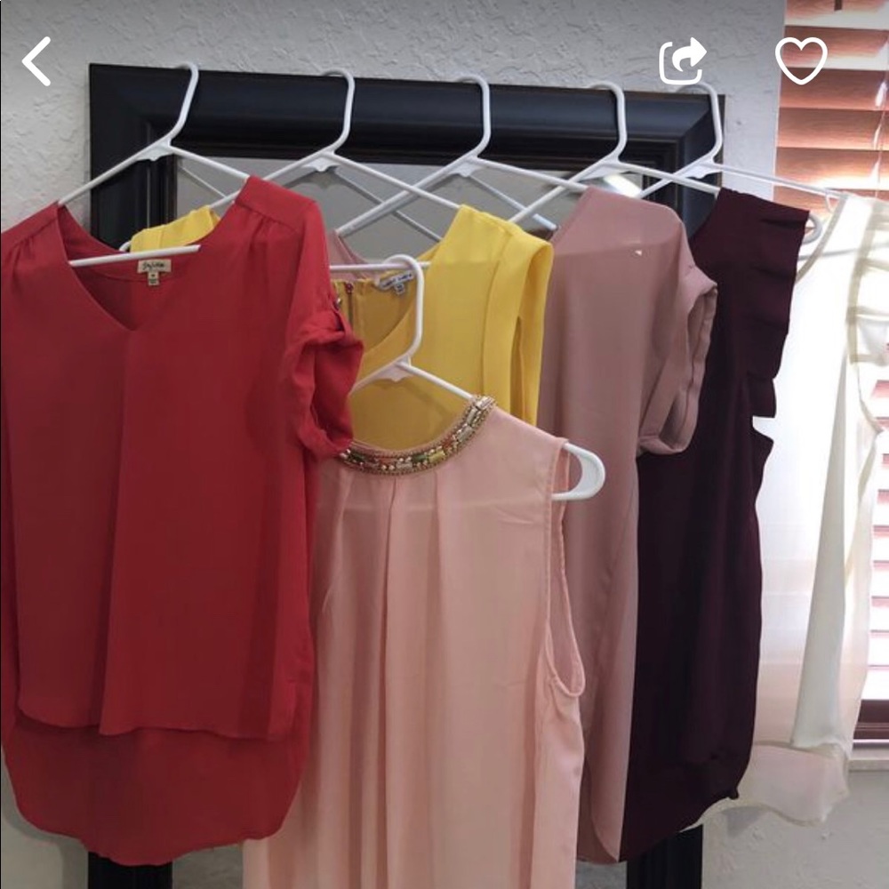 Woman’s silky shirt